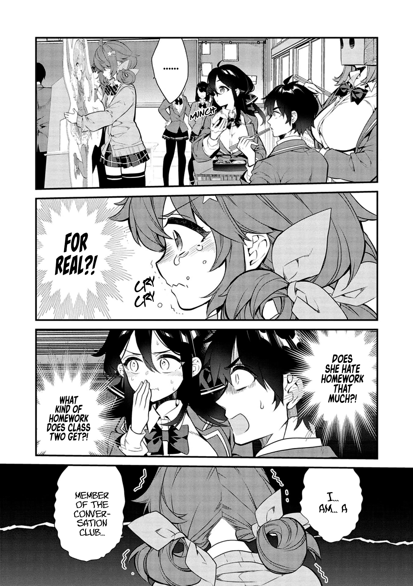 What's under Kamiyama-san's paper bag? Chapter 8 page 9 - Chapter 8: People Who Can Stand Against New Difficulties