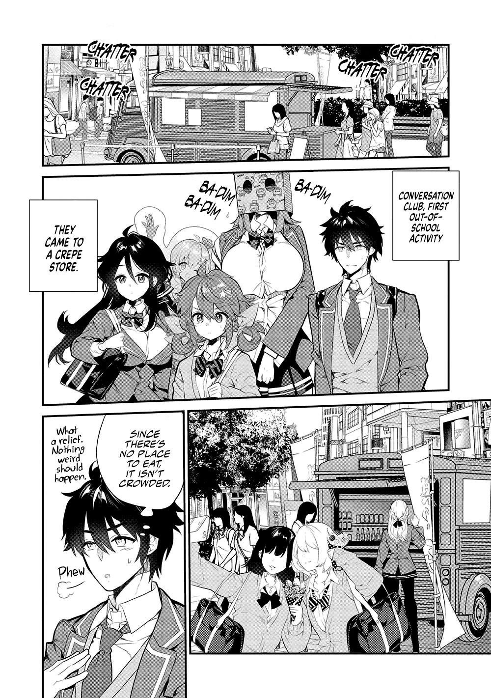 What's under Kamiyama-san's paper bag? Chapter 9 page 3 - Chapter 9: Battle Start - Their Communication Ability Will Decide Who Wins...?
