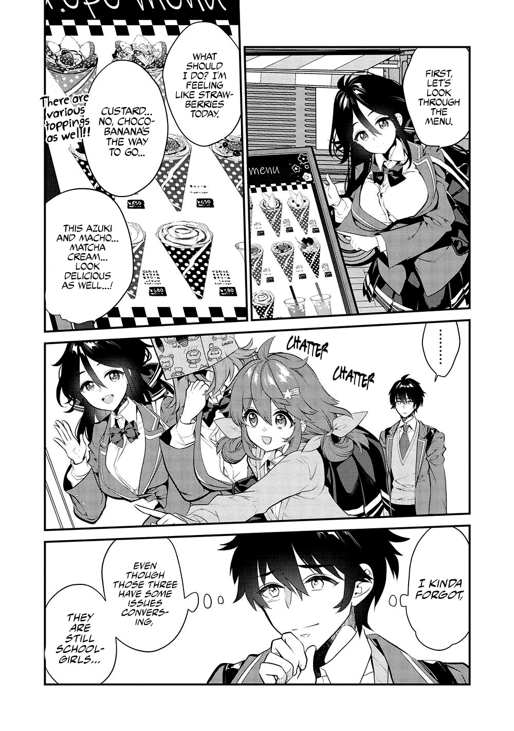 What's under Kamiyama-san's paper bag? Chapter 9 page 4 - Chapter 9: Battle Start - Their Communication Ability Will Decide Who Wins...?