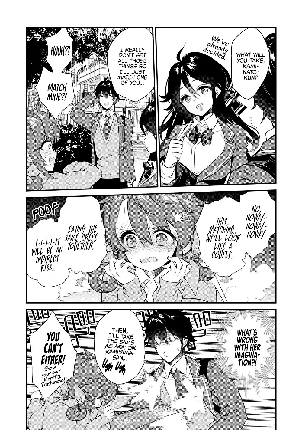 What's under Kamiyama-san's paper bag? Chapter 9 page 5 - Chapter 9: Battle Start - Their Communication Ability Will Decide Who Wins...?