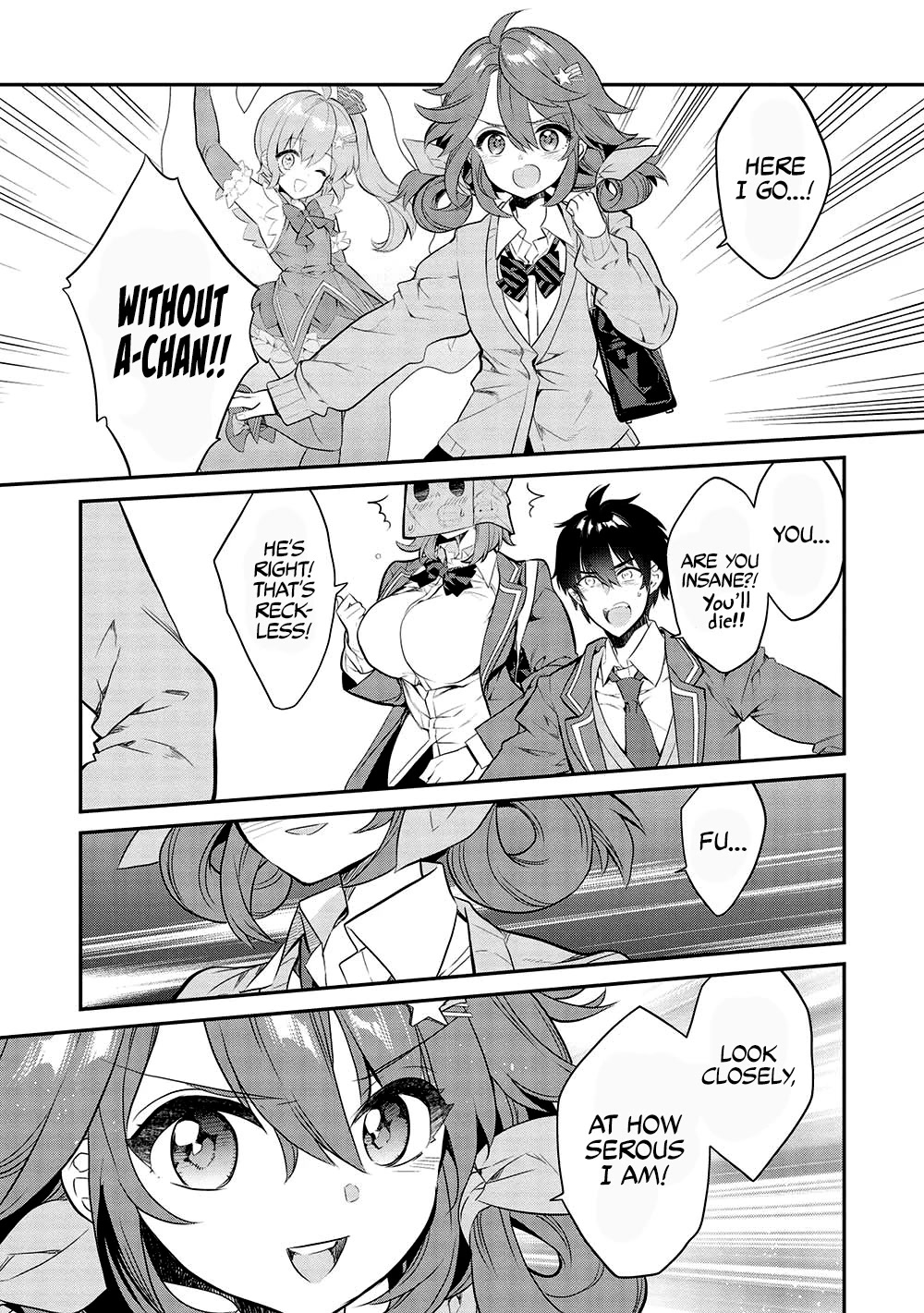 What's under Kamiyama-san's paper bag? Chapter 9 page 8 - Chapter 9: Battle Start - Their Communication Ability Will Decide Who Wins...?