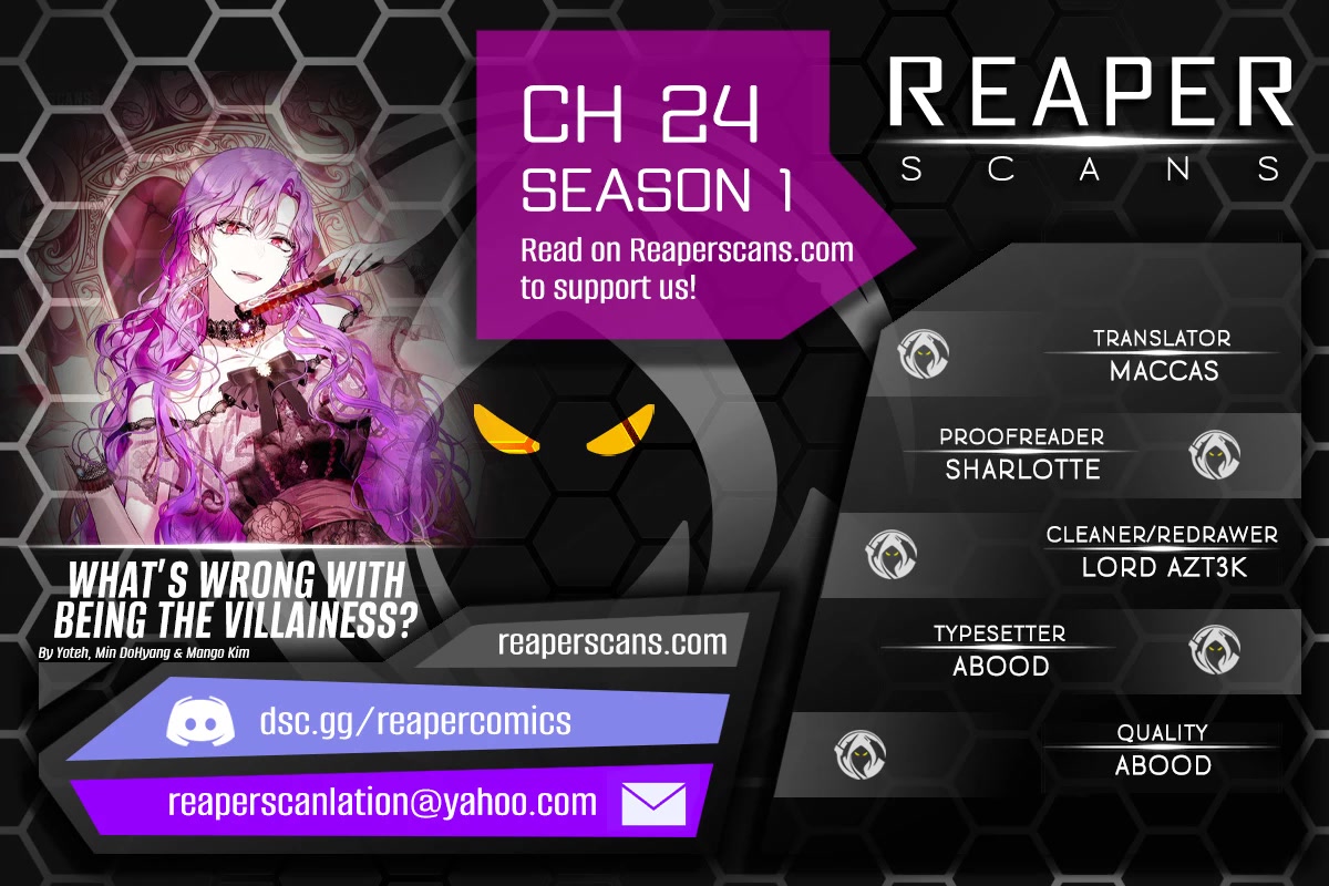 What's Wrong with Being the Villainess? Chapter 24 page 1 - Chapter 24