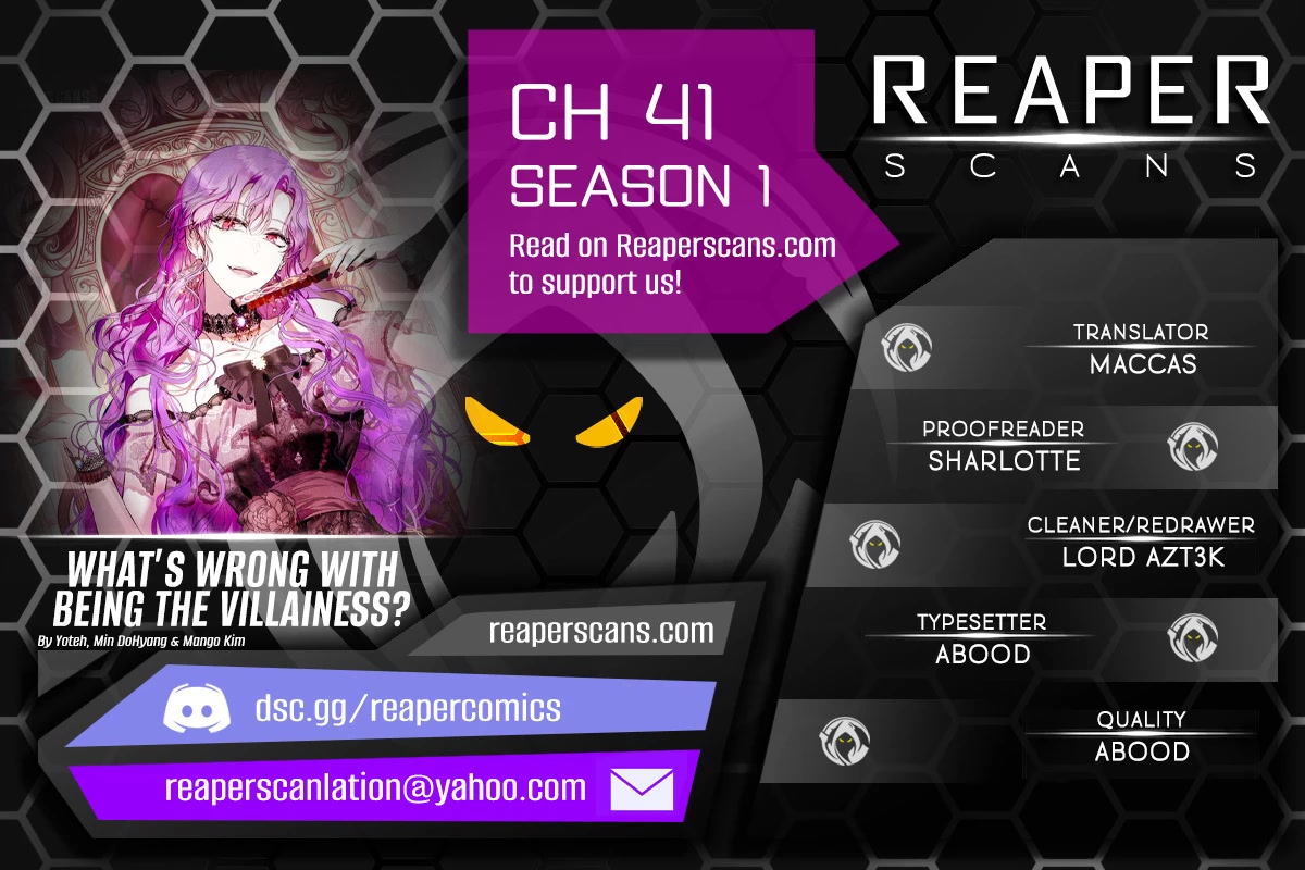 What's Wrong with Being the Villainess? Chapter 41 page 1 - Chapter 41