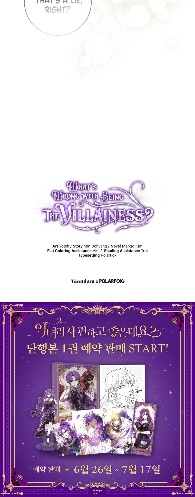 What's Wrong with Being the Villainess? Chapter 62 page 53 - Chapter 62