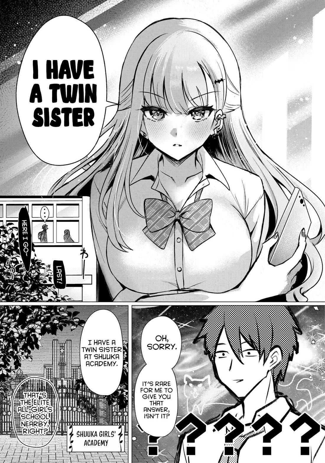 When I Confessed to the Girl I Liked, Her Twin Sister Came Along as a Bonus Chapter 1 page 12 - Chapter 1