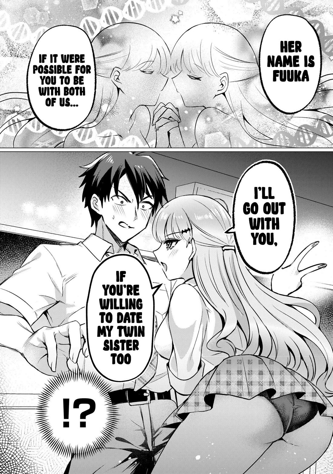 When I Confessed to the Girl I Liked, Her Twin Sister Came Along as a Bonus Chapter 1 page 13 - Chapter 1