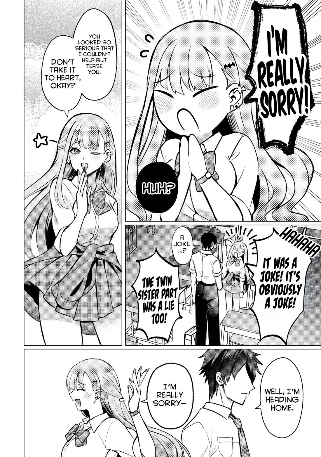 When I Confessed to the Girl I Liked, Her Twin Sister Came Along as a Bonus Chapter 1 page 15 - Chapter 1