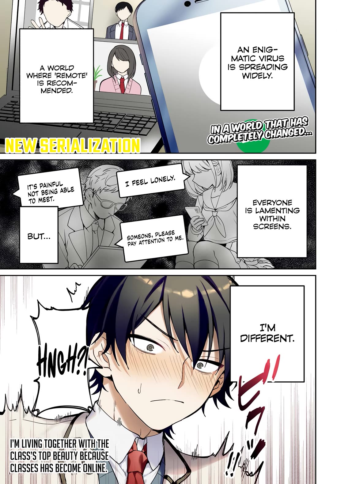 When I Got to Remote Class, I had to Move in with the Most Beautiful Girl in My Class Chapter 1 page 1 - Chapter 1