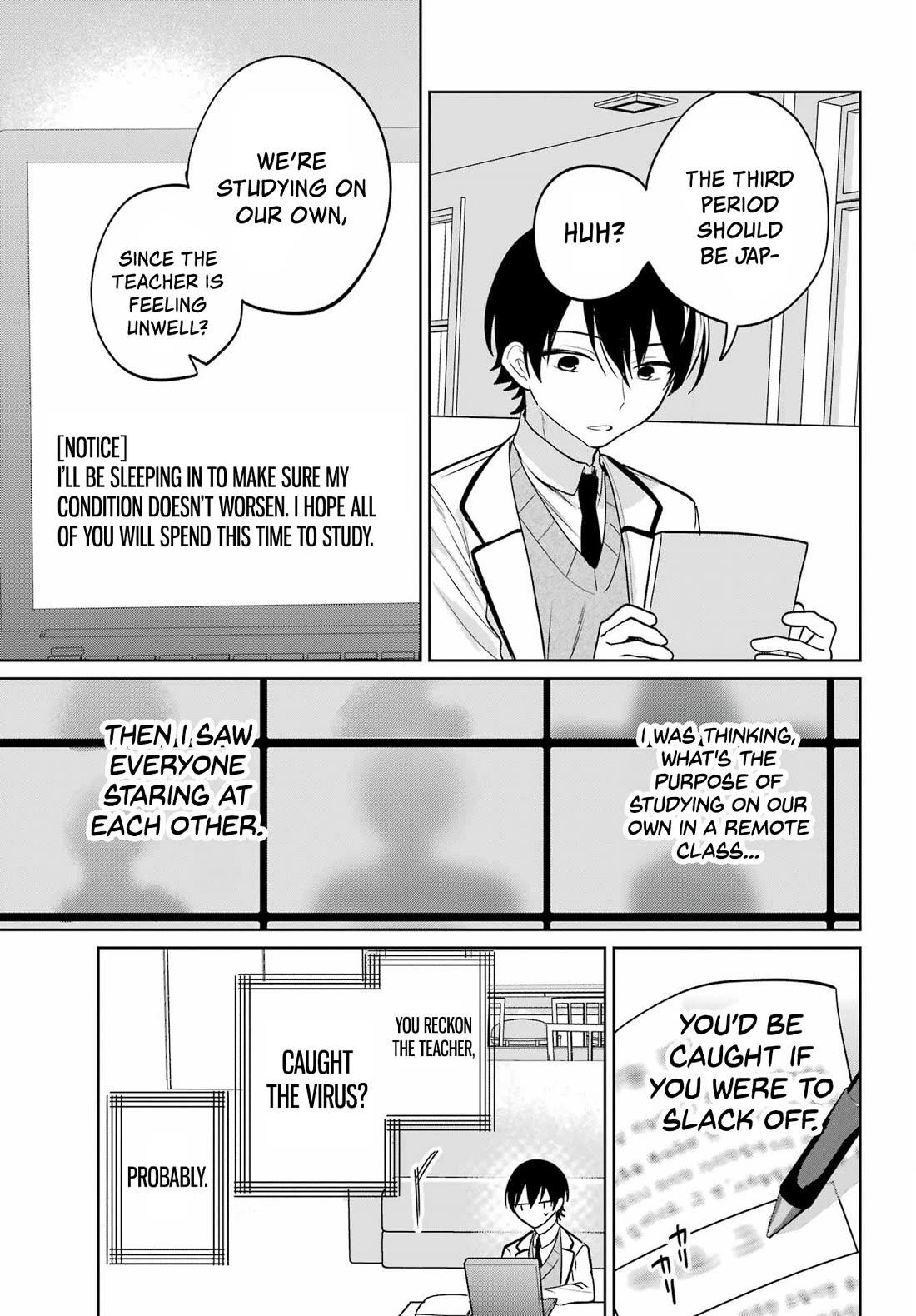When I Got to Remote Class, I had to Move in with the Most Beautiful Girl in My Class Chapter 16 page 9 - Chapter 16