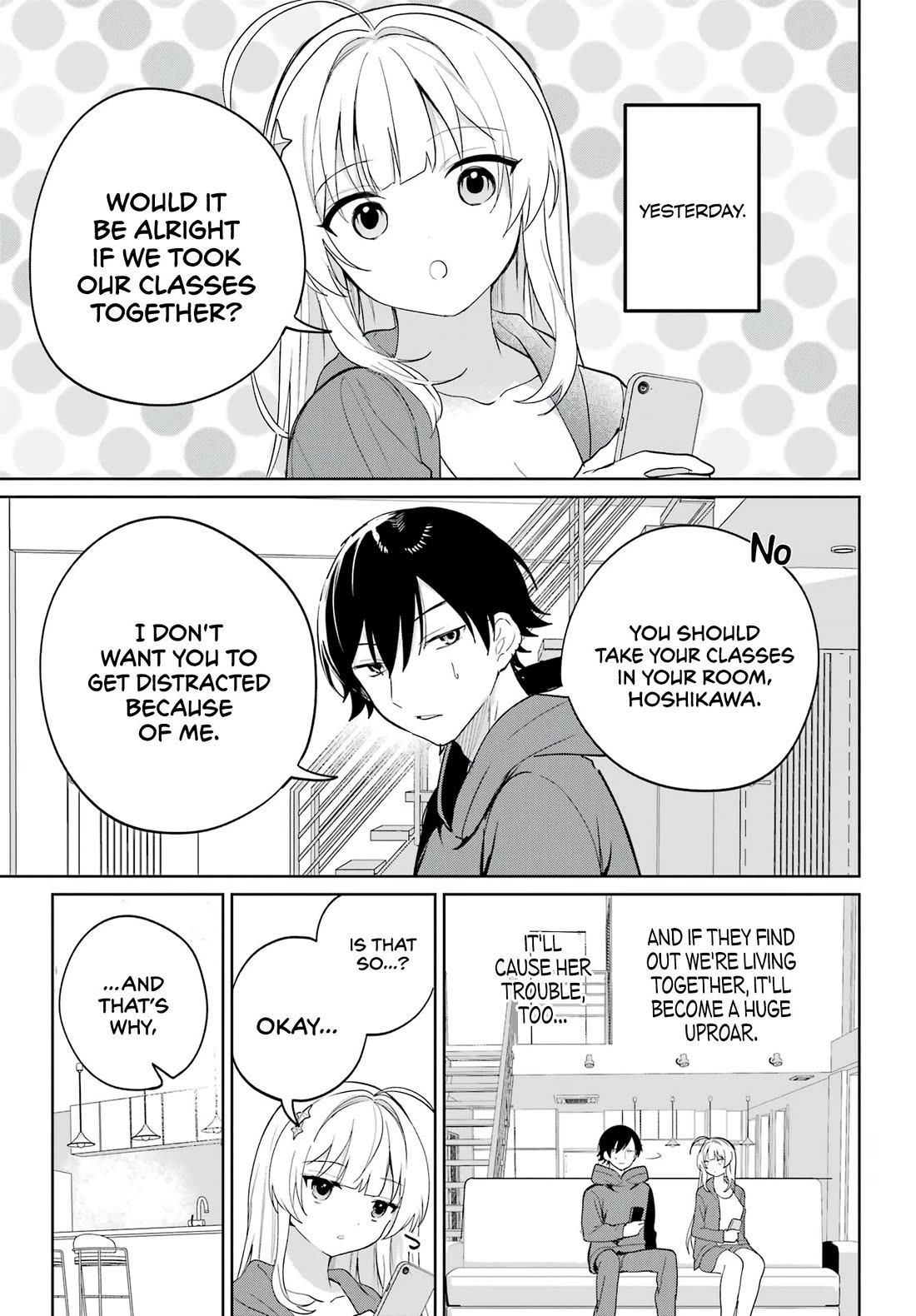 When I Got to Remote Class, I had to Move in with the Most Beautiful Girl in My Class Chapter 4 page 9 - Chapter 4