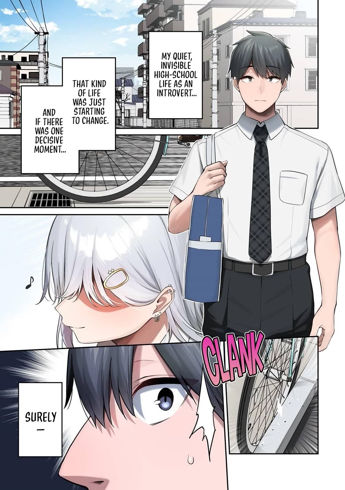 When I Repaired a Gal's Bicycle, She Became Attached to Me Chapter 1 page 2 - Chapter 1