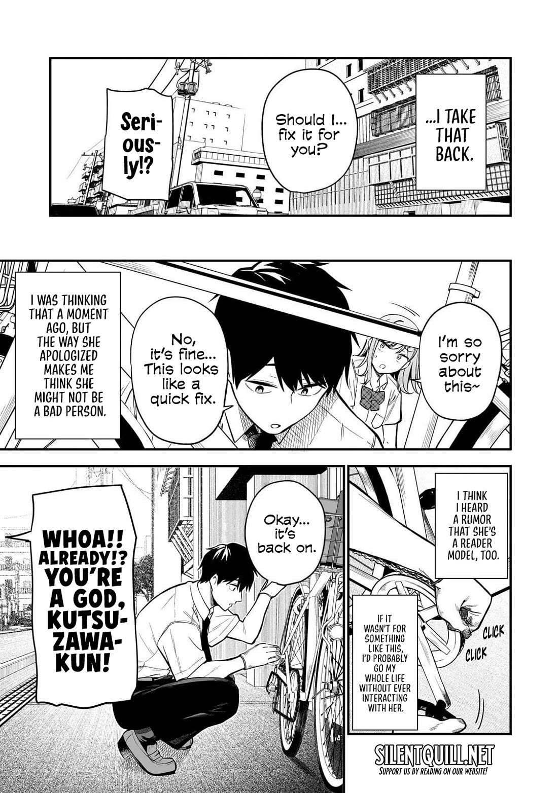 When I Repaired a Gal's Bicycle, She Became Attached to Me Chapter 1 page 29 - Chapter 1