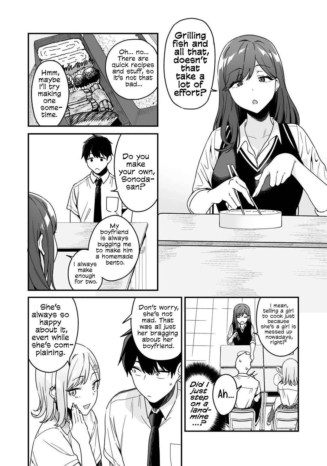 When I Repaired a Gal's Bicycle, She Became Attached to Me Chapter 2 page 15 - Chapter 2: I Ate Lunch with a Gal