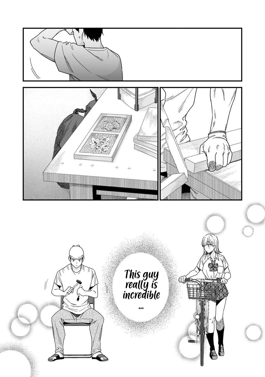 When I Repaired a Gal's Bicycle, She Became Attached to Me Chapter 2 page 27 - Chapter 2: I Ate Lunch with a Gal
