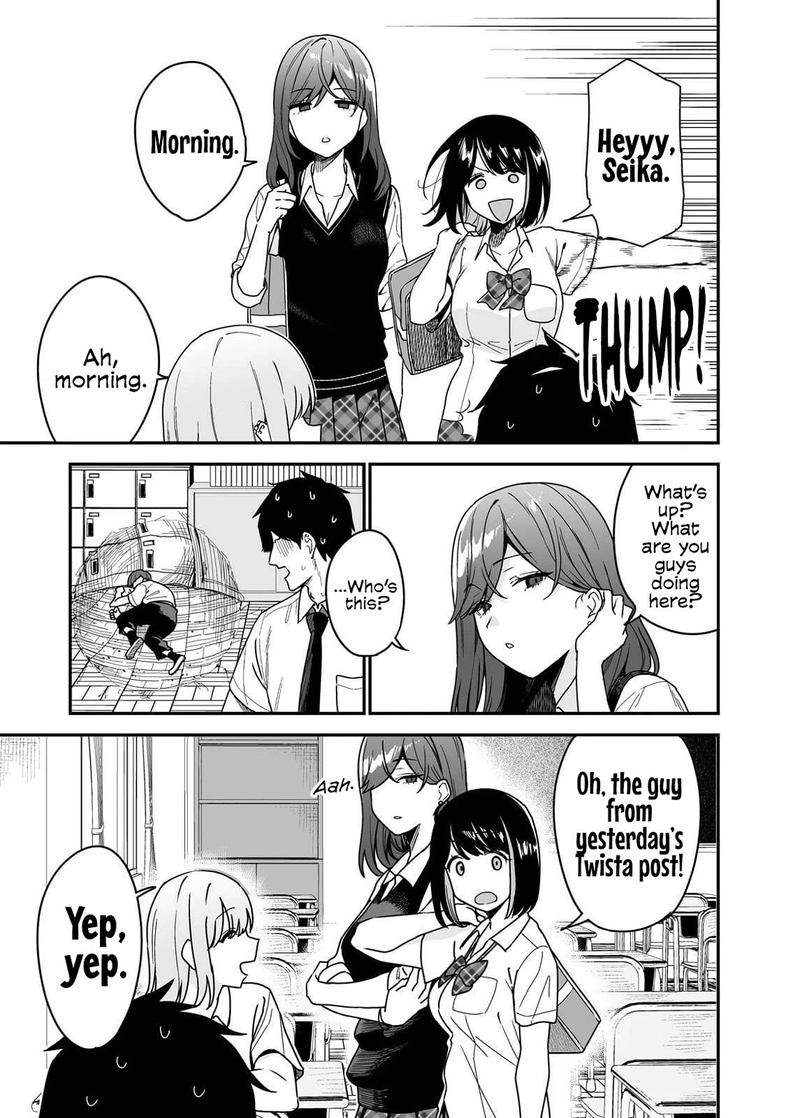 When I Repaired a Gal's Bicycle, She Became Attached to Me Chapter 2 page 8 - Chapter 2: I Ate Lunch with a Gal