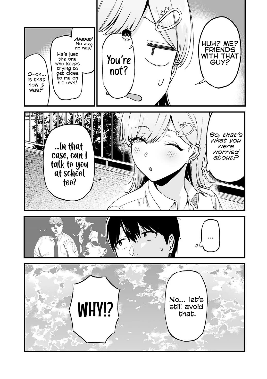 When I Repaired a Gal's Bicycle, She Became Attached to Me Chapter 9 page 10 - Chapter 9: I Walked to School with the Gal