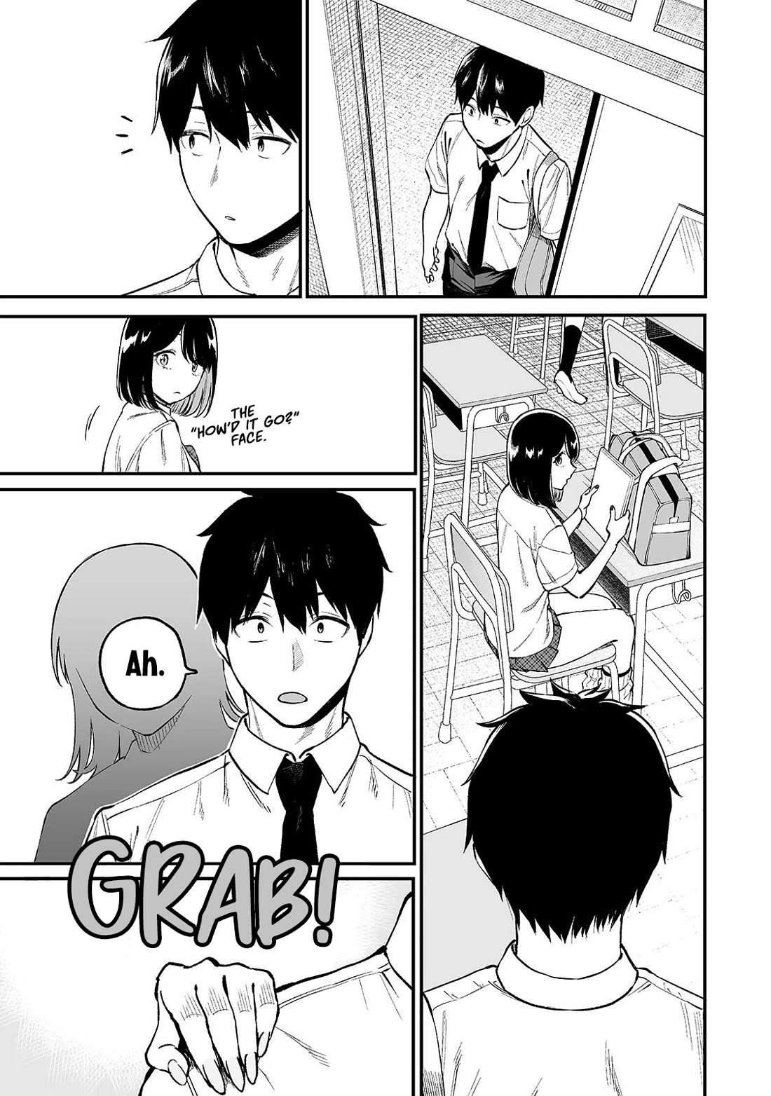 When I Repaired a Gal's Bicycle, She Became Attached to Me Chapter 9 page 12 - Chapter 9: I Walked to School with the Gal