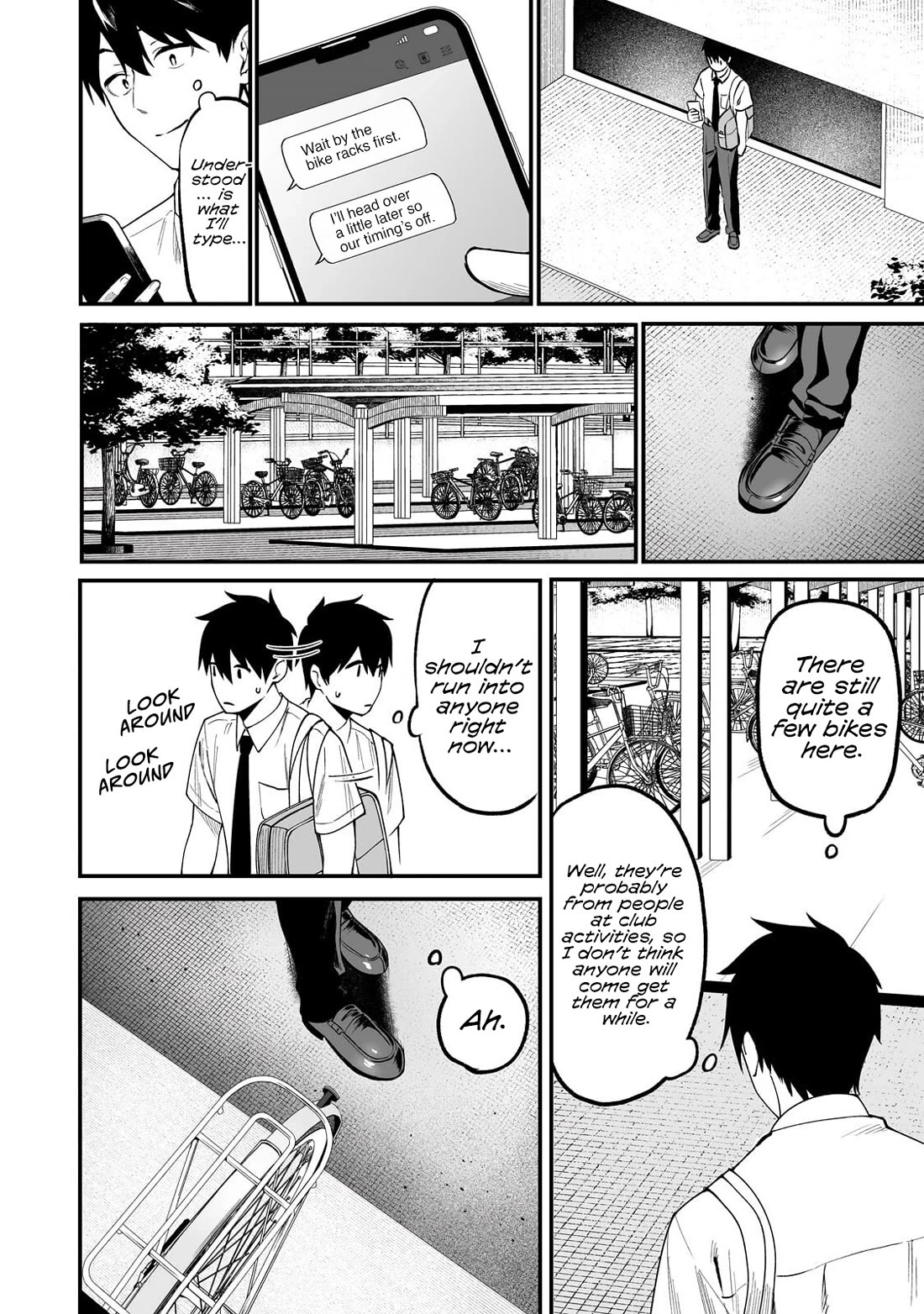 When I Repaired a Gal's Bicycle, She Became Attached to Me Chapter 9 page 25 - Chapter 9: I Walked to School with the Gal
