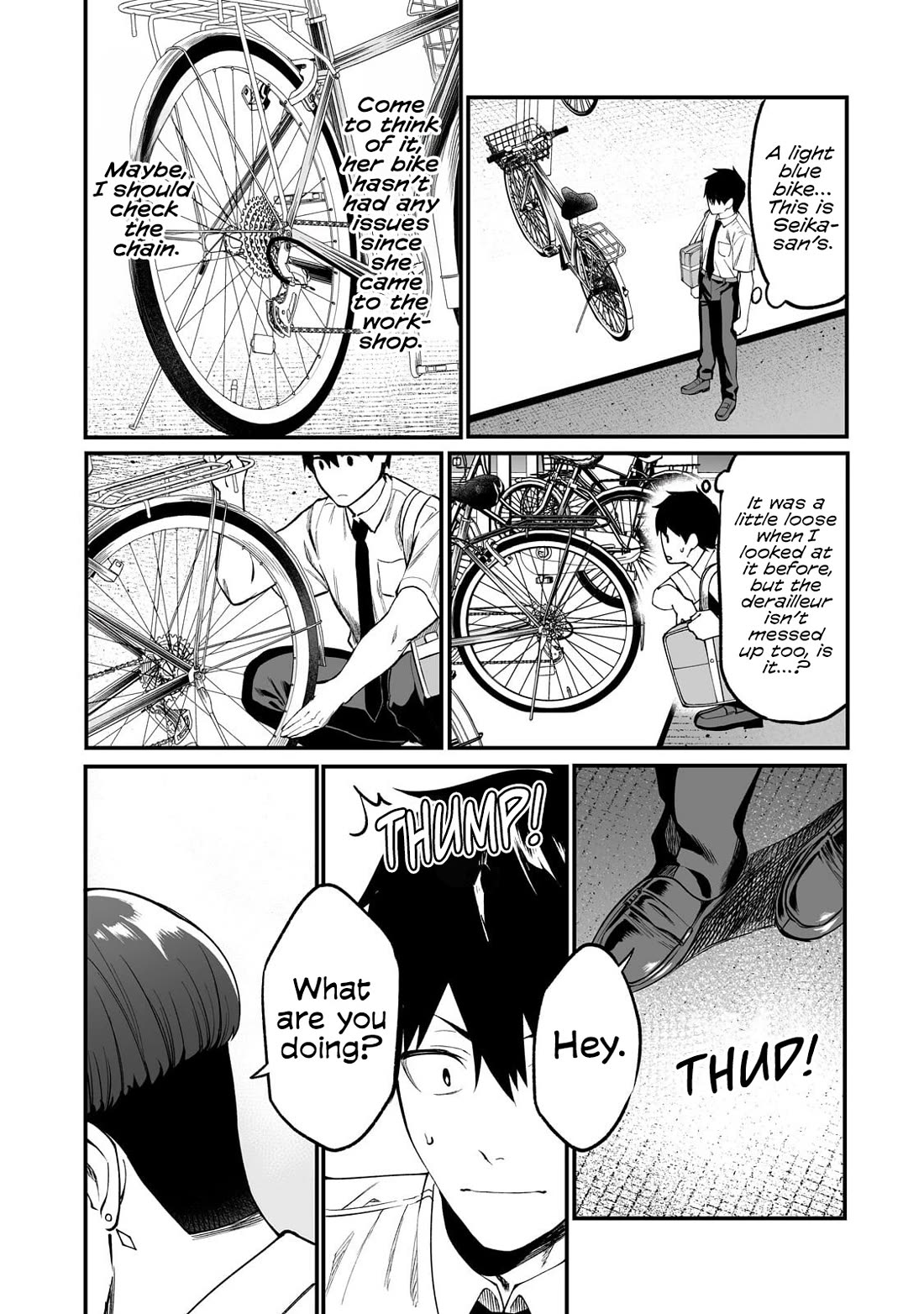 When I Repaired a Gal's Bicycle, She Became Attached to Me Chapter 9 page 26 - Chapter 9: I Walked to School with the Gal