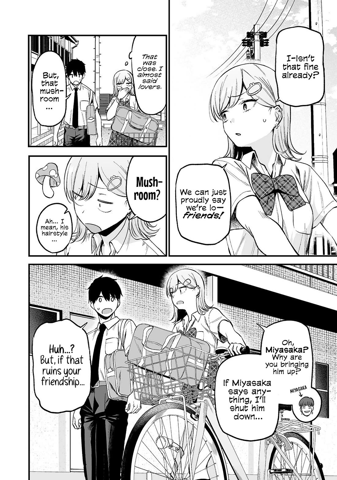 When I Repaired a Gal's Bicycle, She Became Attached to Me Chapter 9 page 9 - Chapter 9: I Walked to School with the Gal
