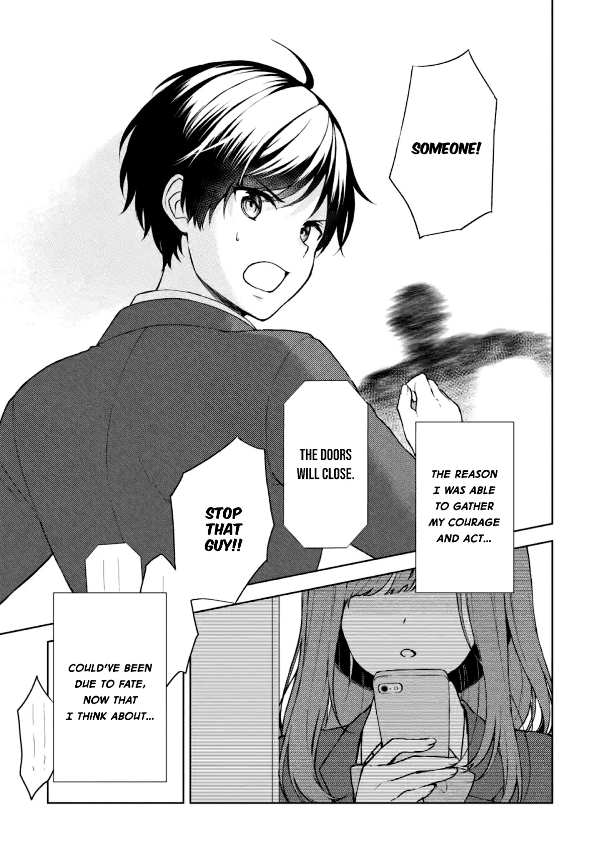When I Rescued a Beautiful Girl Who Was About to Be Mol*sted, It Was My Childhood Friend Sitting Next to Me Chapter 1 page 10 - Chapter 1: The usual scenery, an unusual girl