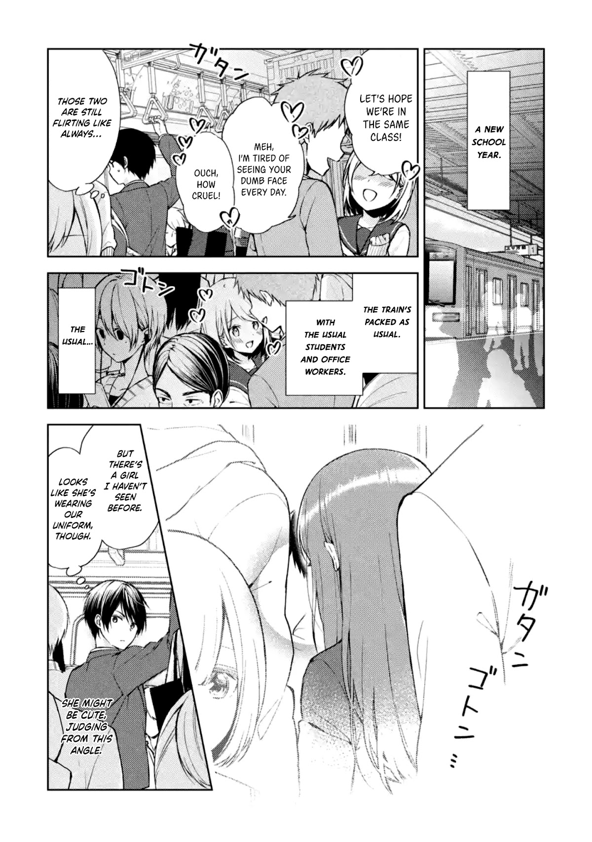 When I Rescued a Beautiful Girl Who Was About to Be Mol*sted, It Was My Childhood Friend Sitting Next to Me Chapter 1 page 3 - Chapter 1: The usual scenery, an unusual girl