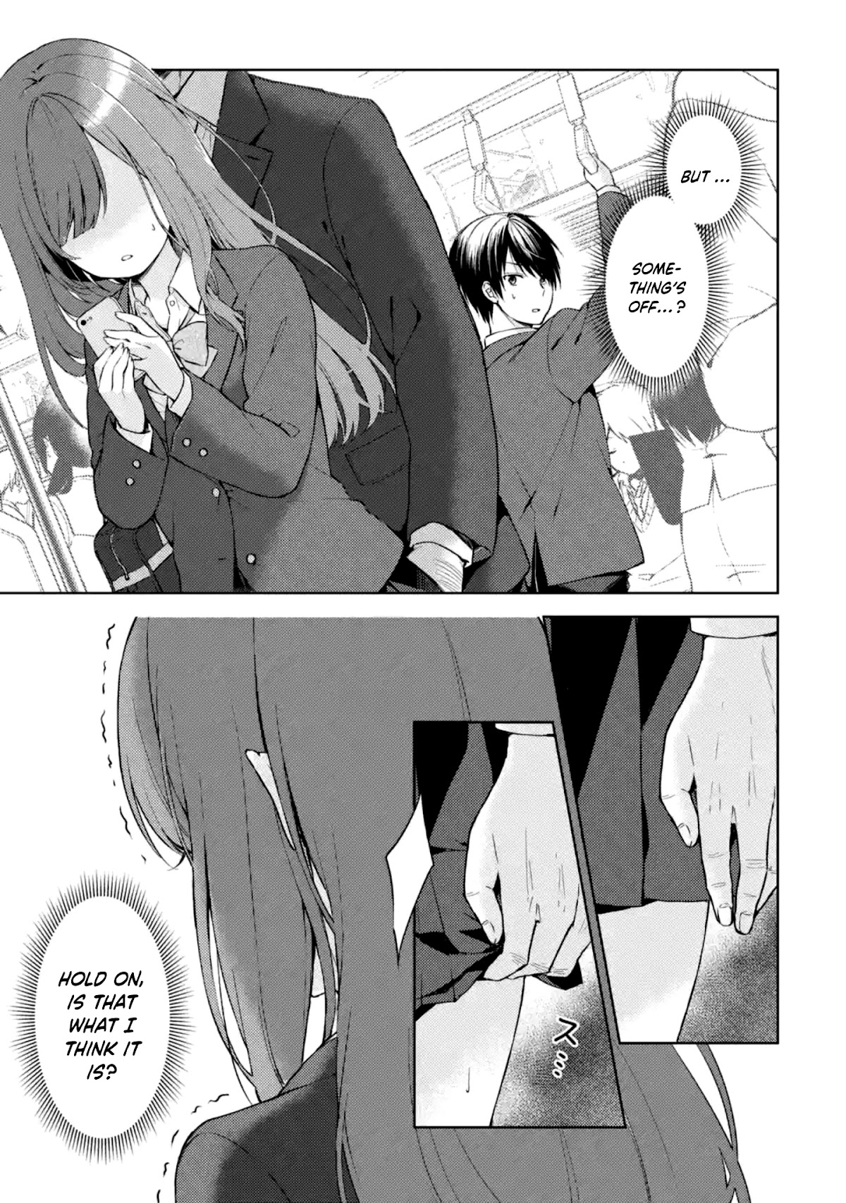 When I Rescued a Beautiful Girl Who Was About to Be Mol*sted, It Was My Childhood Friend Sitting Next to Me Chapter 1 page 4 - Chapter 1: The usual scenery, an unusual girl