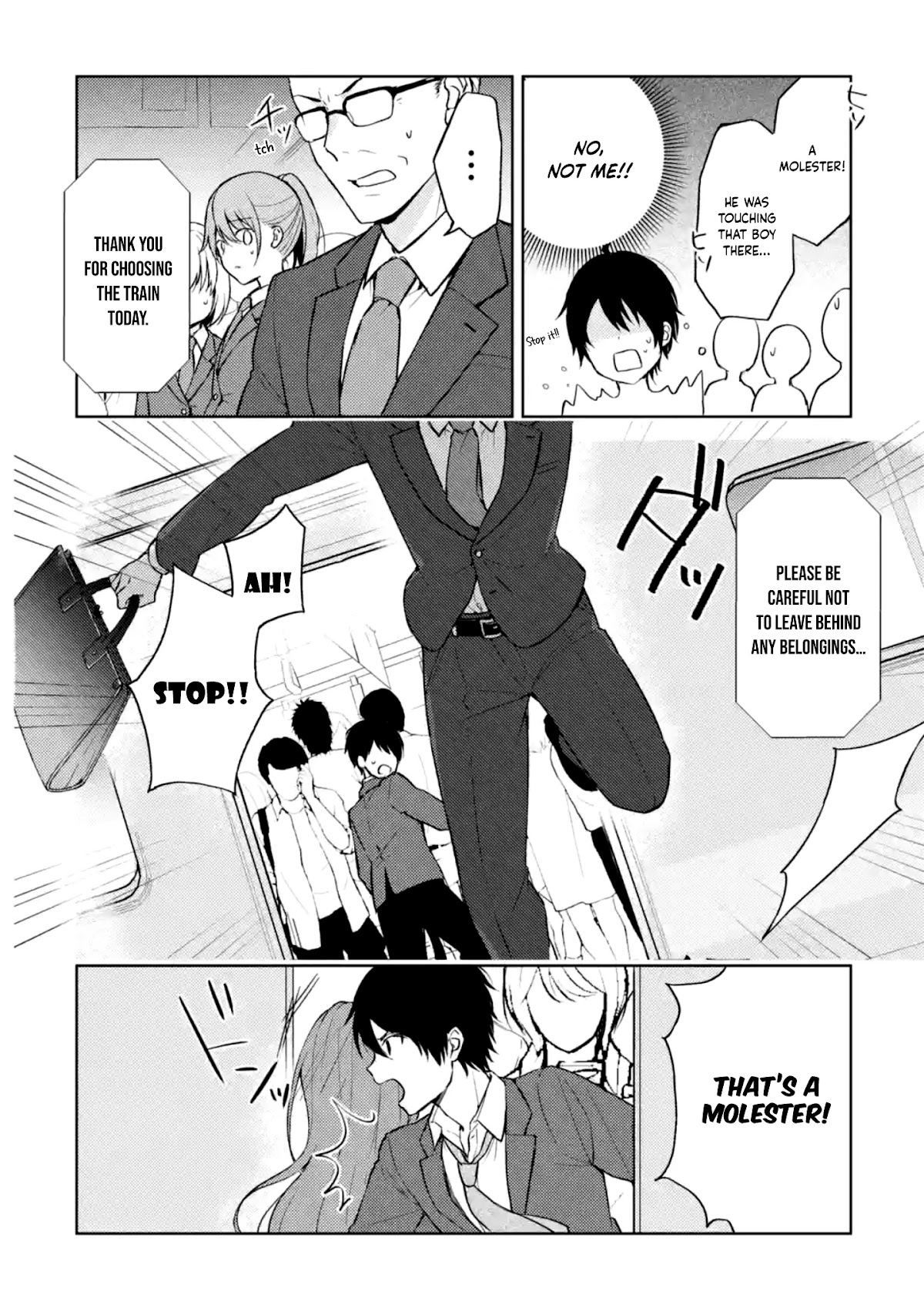 When I Rescued a Beautiful Girl Who Was About to Be Mol*sted, It Was My Childhood Friend Sitting Next to Me Chapter 1 page 9 - Chapter 1: The usual scenery, an unusual girl