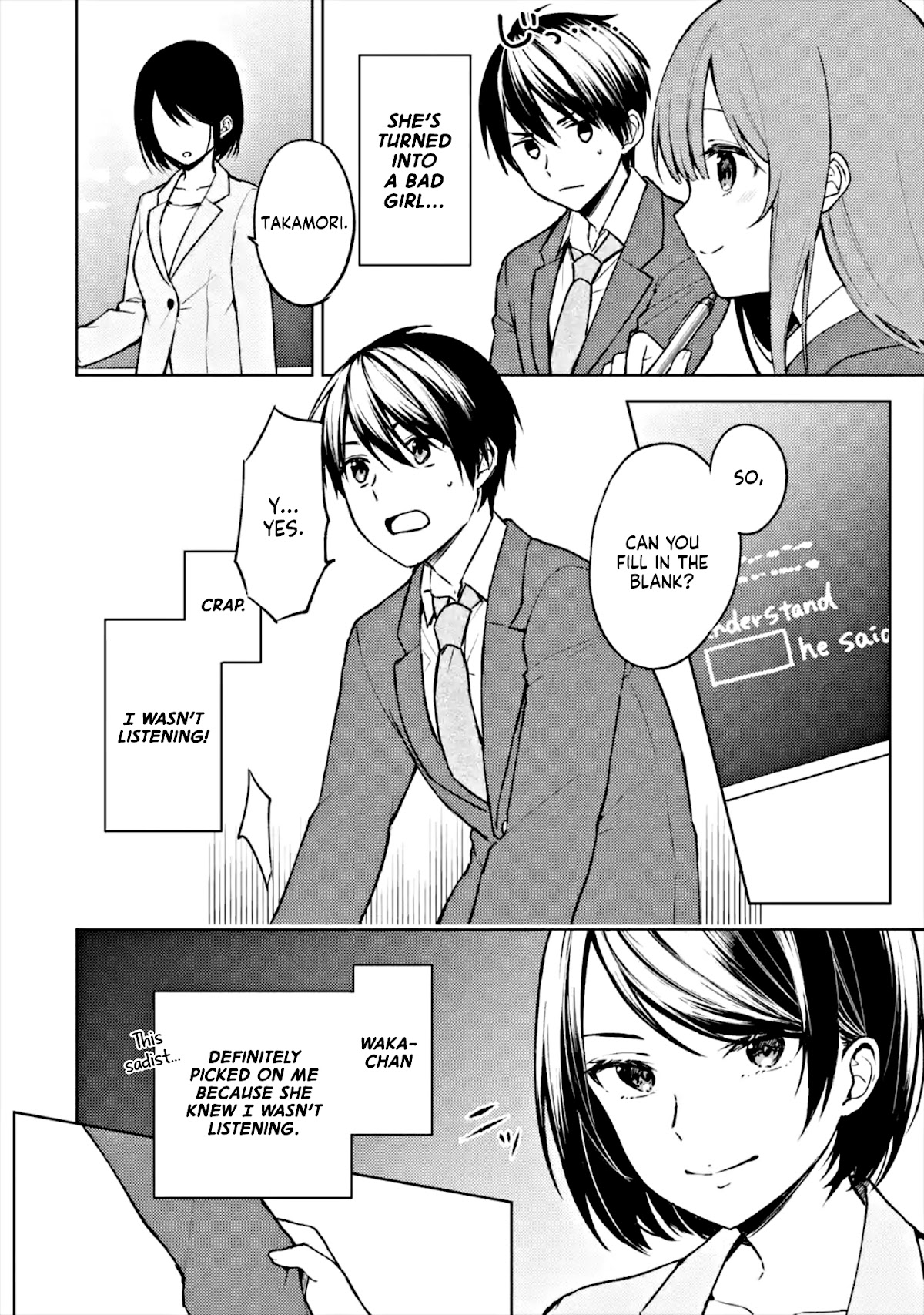 When I Rescued a Beautiful Girl Who Was About to Be Mol*sted, It Was My Childhood Friend Sitting Next to Me Chapter 11 page 6 - Chapter 11: Probing and Candidacy