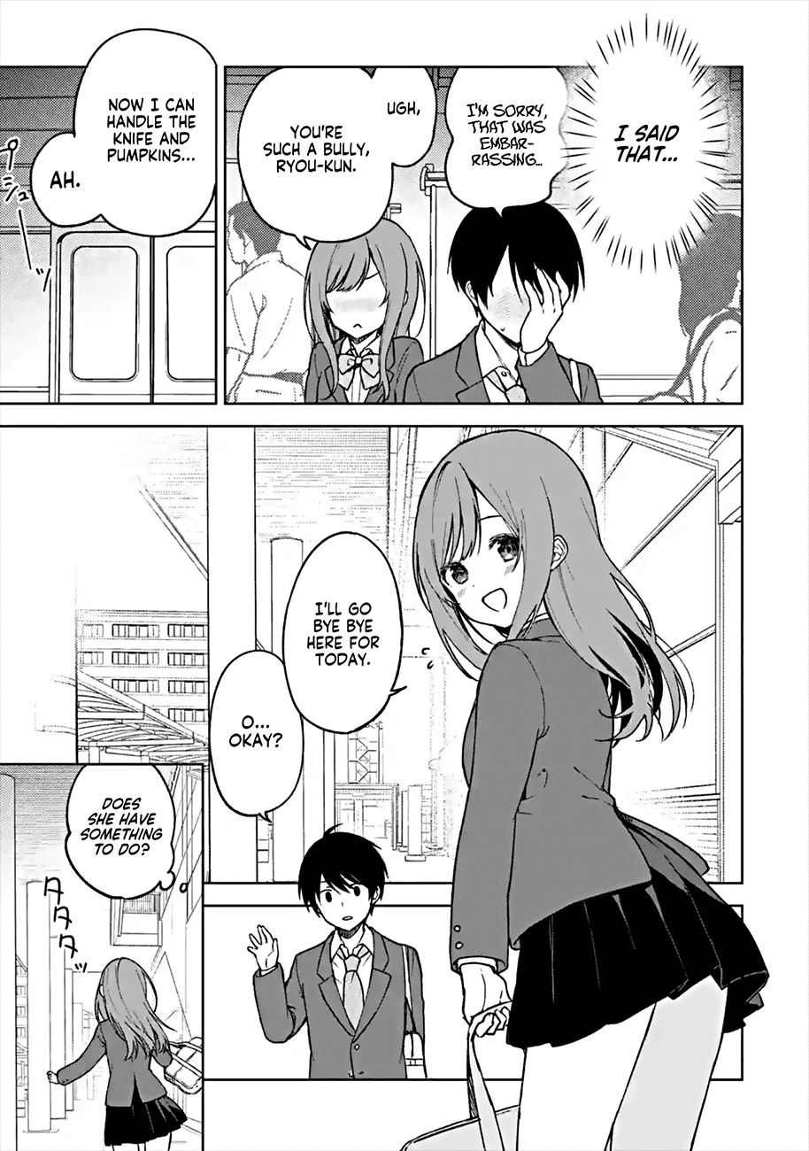 When I Rescued a Beautiful Girl Who Was About to Be Mol*sted, It Was My Childhood Friend Sitting Next to Me Chapter 13 page 9 - Chapter 13: Serious-chan's pumpkin field