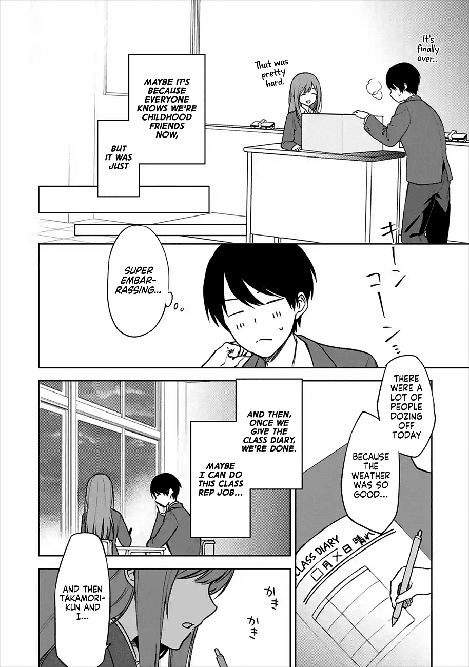When I Rescued a Beautiful Girl Who Was About to Be Mol*sted, It Was My Childhood Friend Sitting Next to Me Chapter 14 page 10 - Chapter 14: Hand with Takamori-kun