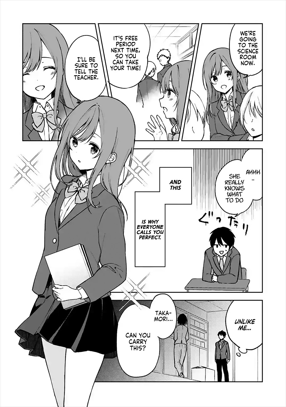 When I Rescued a Beautiful Girl Who Was About to Be Mol*sted, It Was My Childhood Friend Sitting Next to Me Chapter 14 page 5 - Chapter 14: Hand with Takamori-kun