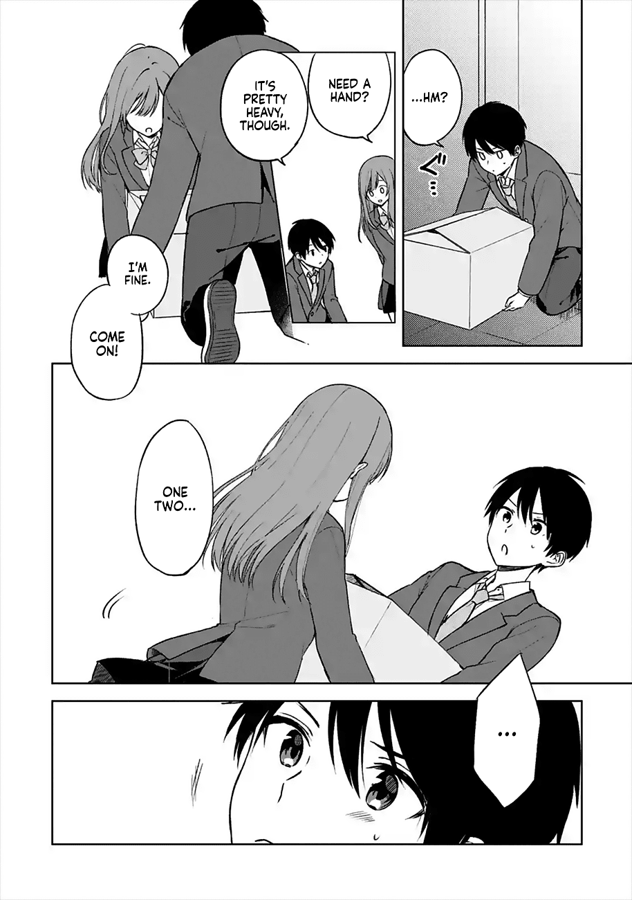 When I Rescued a Beautiful Girl Who Was About to Be Mol*sted, It Was My Childhood Friend Sitting Next to Me Chapter 14 page 6 - Chapter 14: Hand with Takamori-kun