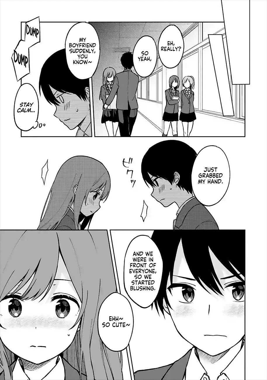 When I Rescued a Beautiful Girl Who Was About to Be Mol*sted, It Was My Childhood Friend Sitting Next to Me Chapter 14 page 9 - Chapter 14: Hand with Takamori-kun