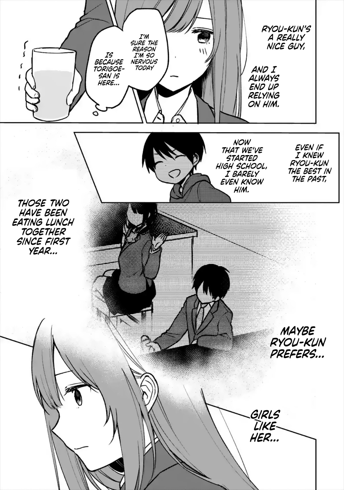 When I Rescued a Beautiful Girl Who Was About to Be Mol*sted, It Was My Childhood Friend Sitting Next to Me Chapter 18 page 9 - Chapter 18: Anxiety and Trust