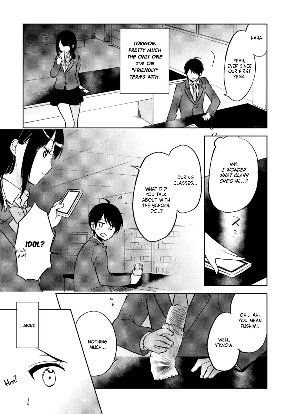 When I Rescued a Beautiful Girl Who Was About to Be Mol*sted, It Was My Childhood Friend Sitting Next to Me Chapter 2 page 13 - Chapter 2: Lunch friend