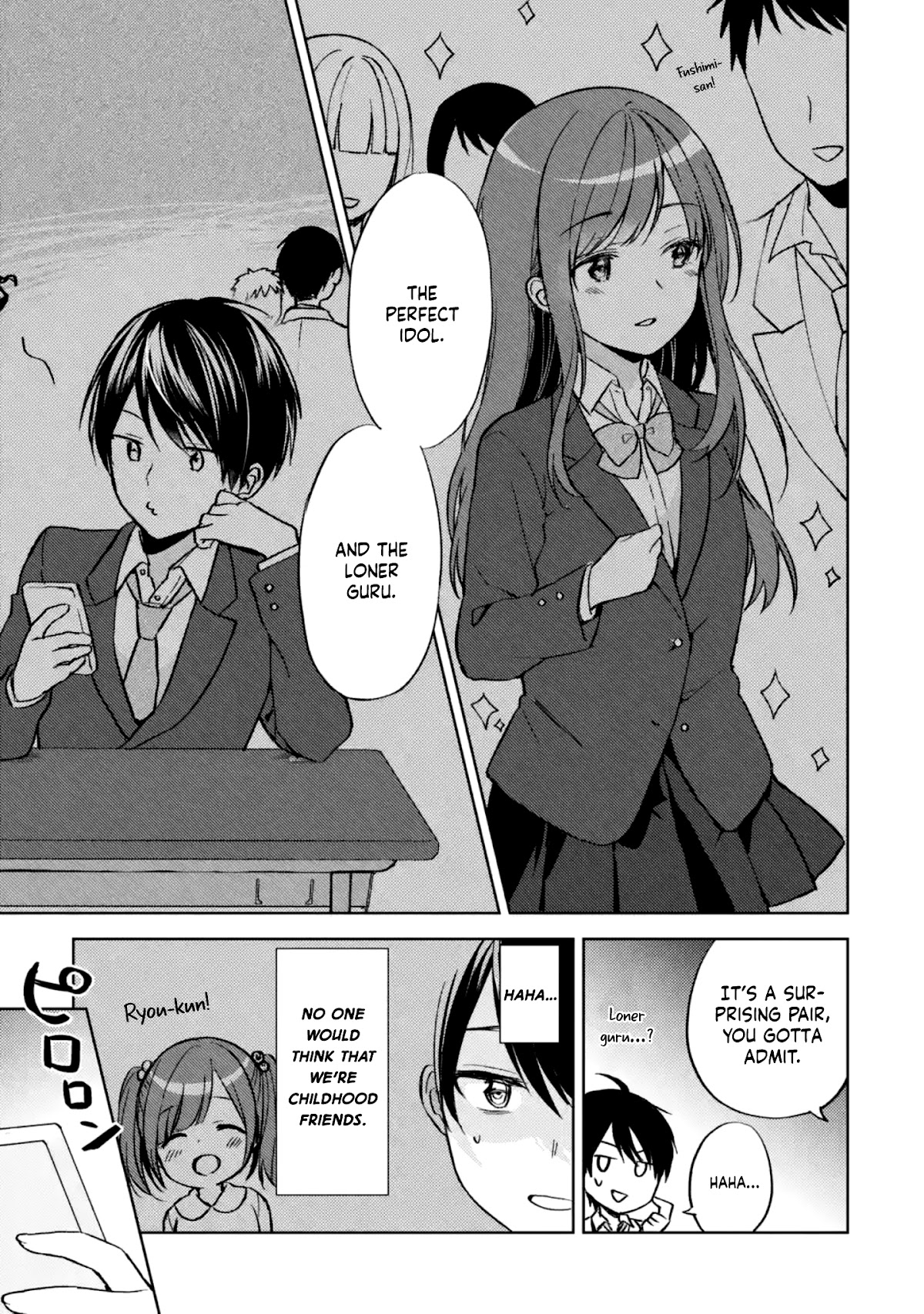 When I Rescued a Beautiful Girl Who Was About to Be Mol*sted, It Was My Childhood Friend Sitting Next to Me Chapter 2 page 17 - Chapter 2: Lunch friend