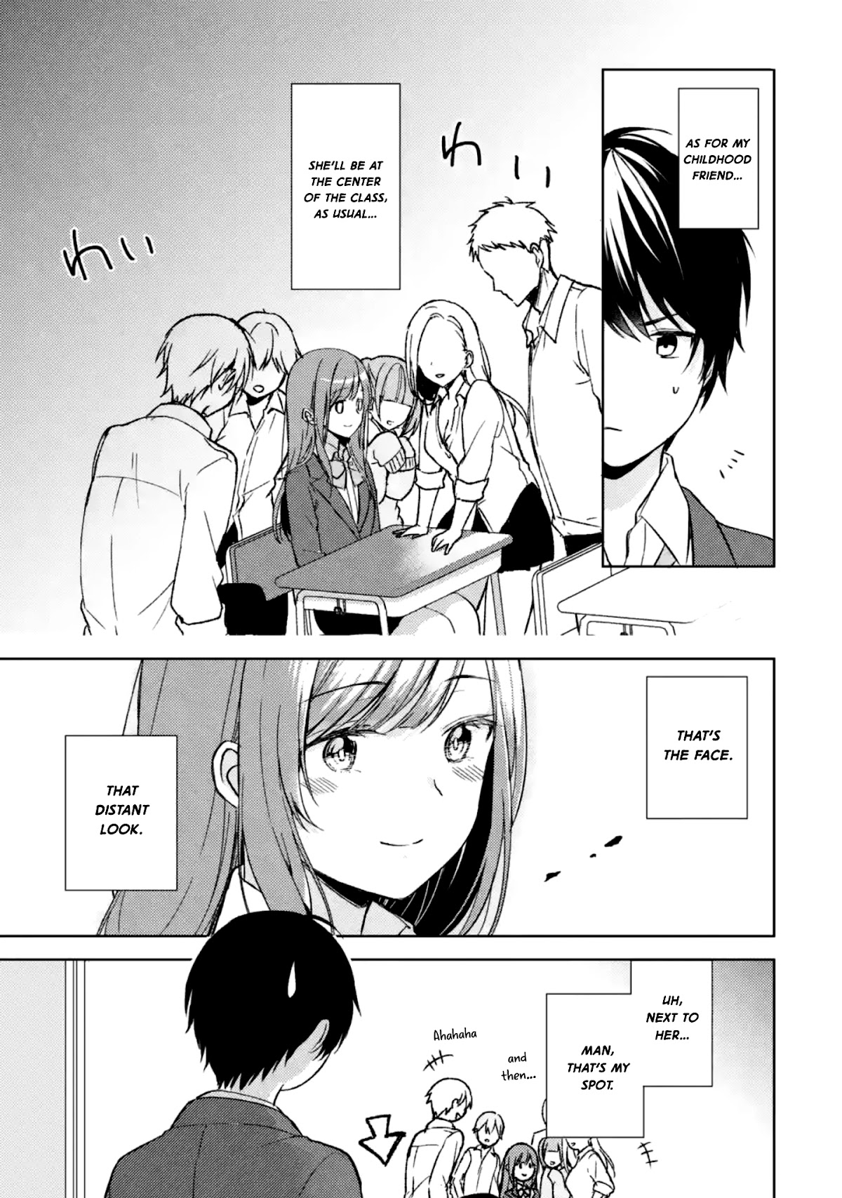 When I Rescued a Beautiful Girl Who Was About to Be Mol*sted, It Was My Childhood Friend Sitting Next to Me Chapter 2 page 7 - Chapter 2: Lunch friend