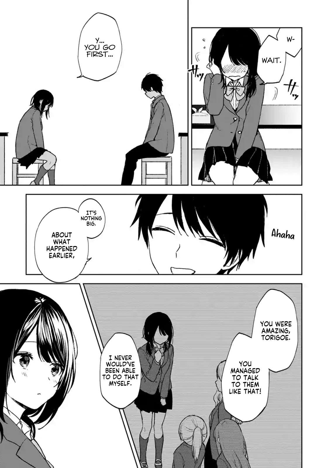 When I Rescued a Beautiful Girl Who Was About to Be Mol*sted, It Was My Childhood Friend Sitting Next to Me Chapter 23 page 10 - Chapter 23