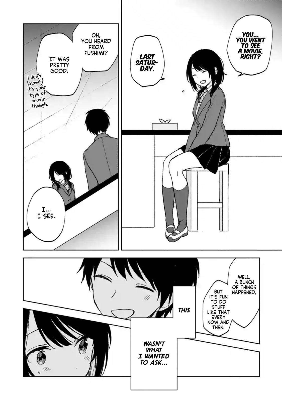 When I Rescued a Beautiful Girl Who Was About to Be Mol*sted, It Was My Childhood Friend Sitting Next to Me Chapter 23 page 13 - Chapter 23