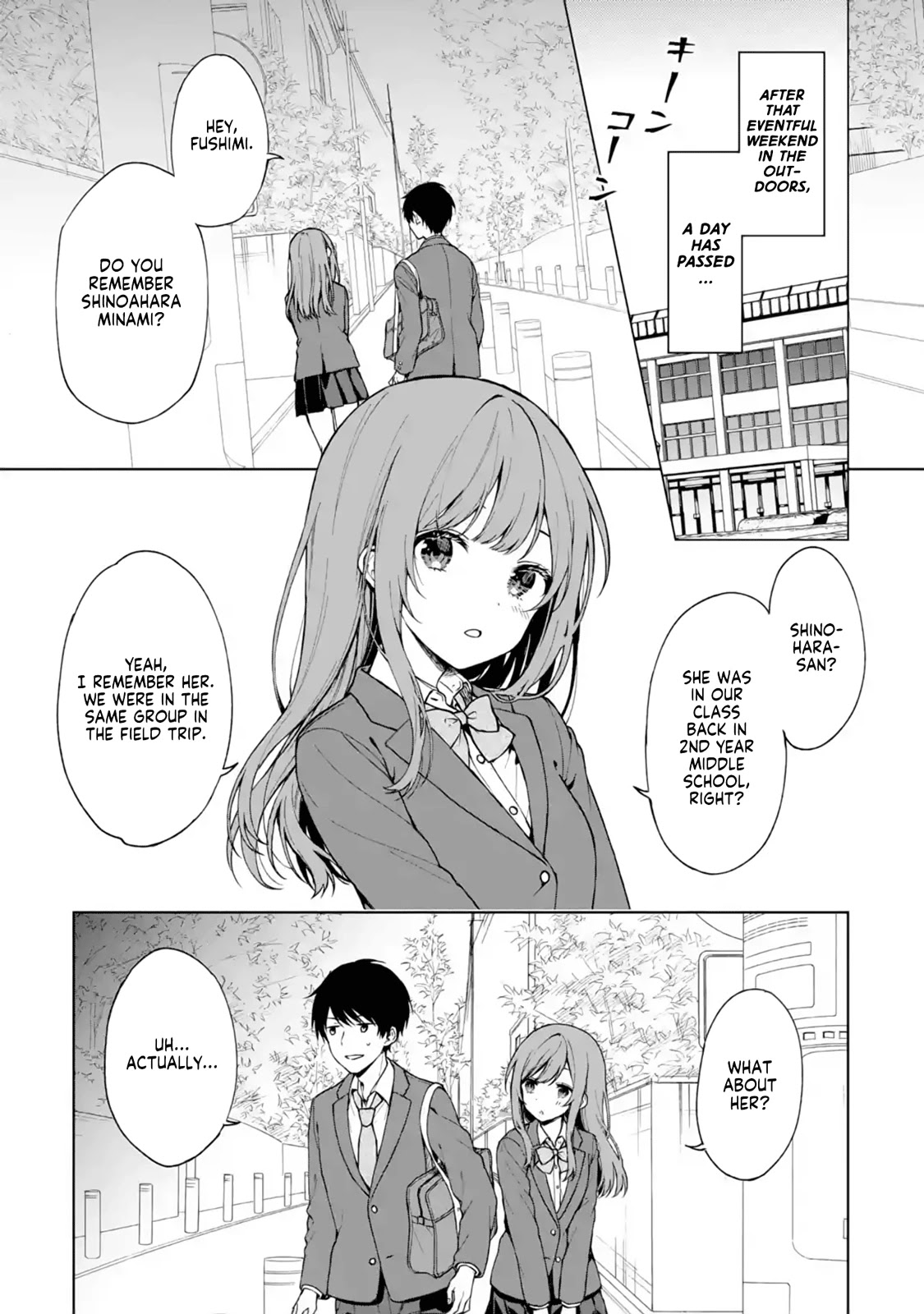 When I Rescued a Beautiful Girl Who Was About to Be Mol*sted, It Was My Childhood Friend Sitting Next to Me Chapter 27 page 1 - Chapter 27: Fushimi's Private Class