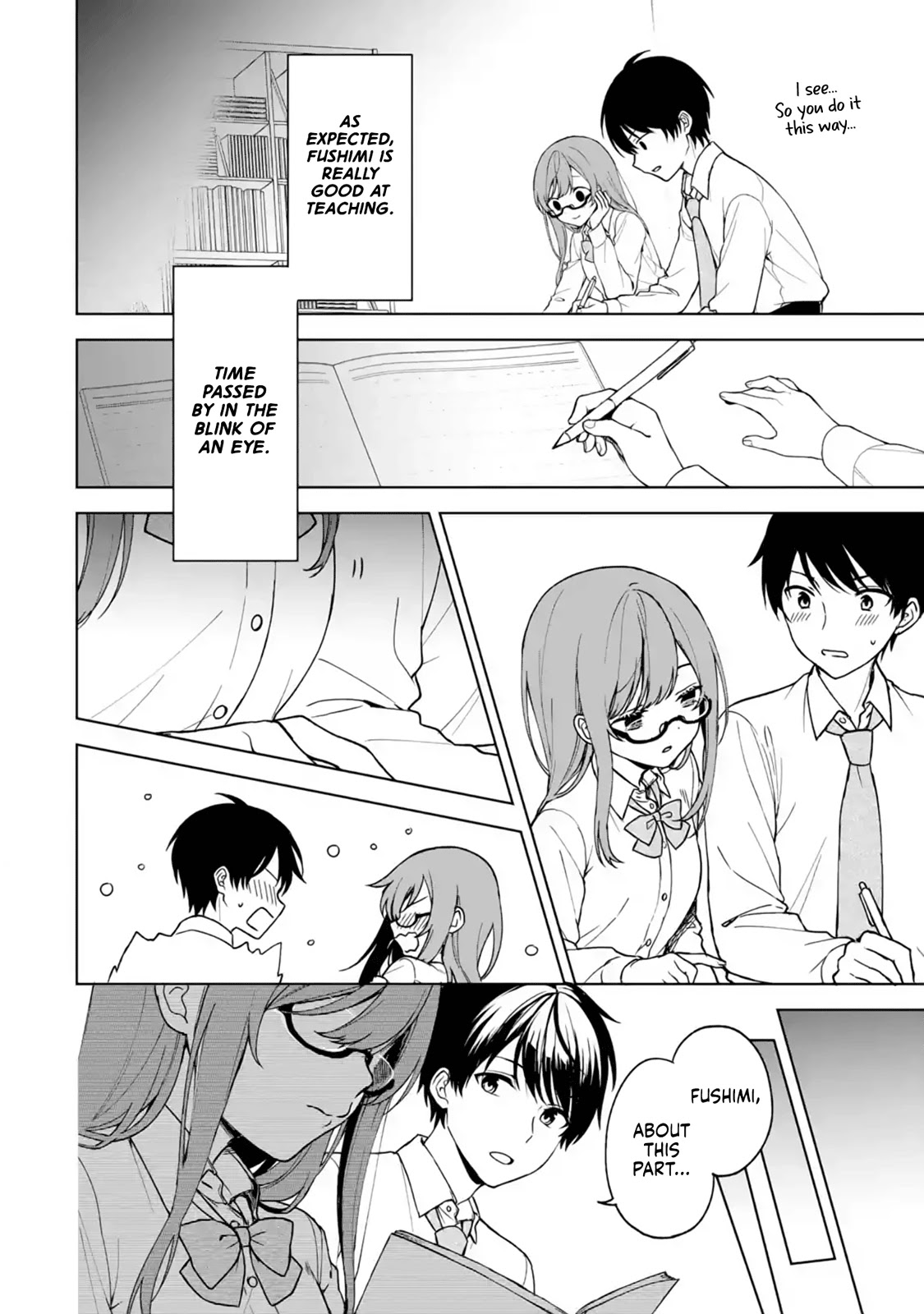 When I Rescued a Beautiful Girl Who Was About to Be Mol*sted, It Was My Childhood Friend Sitting Next to Me Chapter 27 page 10 - Chapter 27: Fushimi's Private Class