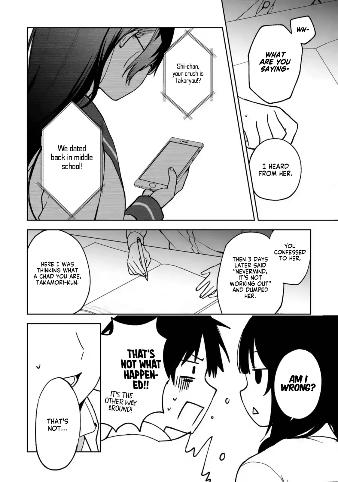 When I Rescued a Beautiful Girl Who Was About to Be Mol*sted, It Was My Childhood Friend Sitting Next to Me Chapter 28 page 13 - Chapter 28