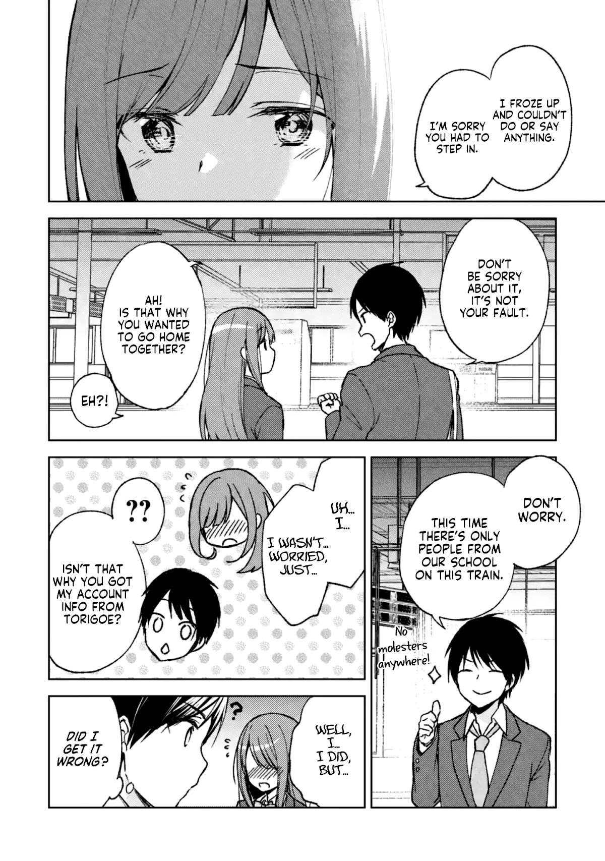 When I Rescued a Beautiful Girl Who Was About to Be Mol*sted, It Was My Childhood Friend Sitting Next to Me Chapter 3 page 12 - Chapter 3: Deadbarrassed