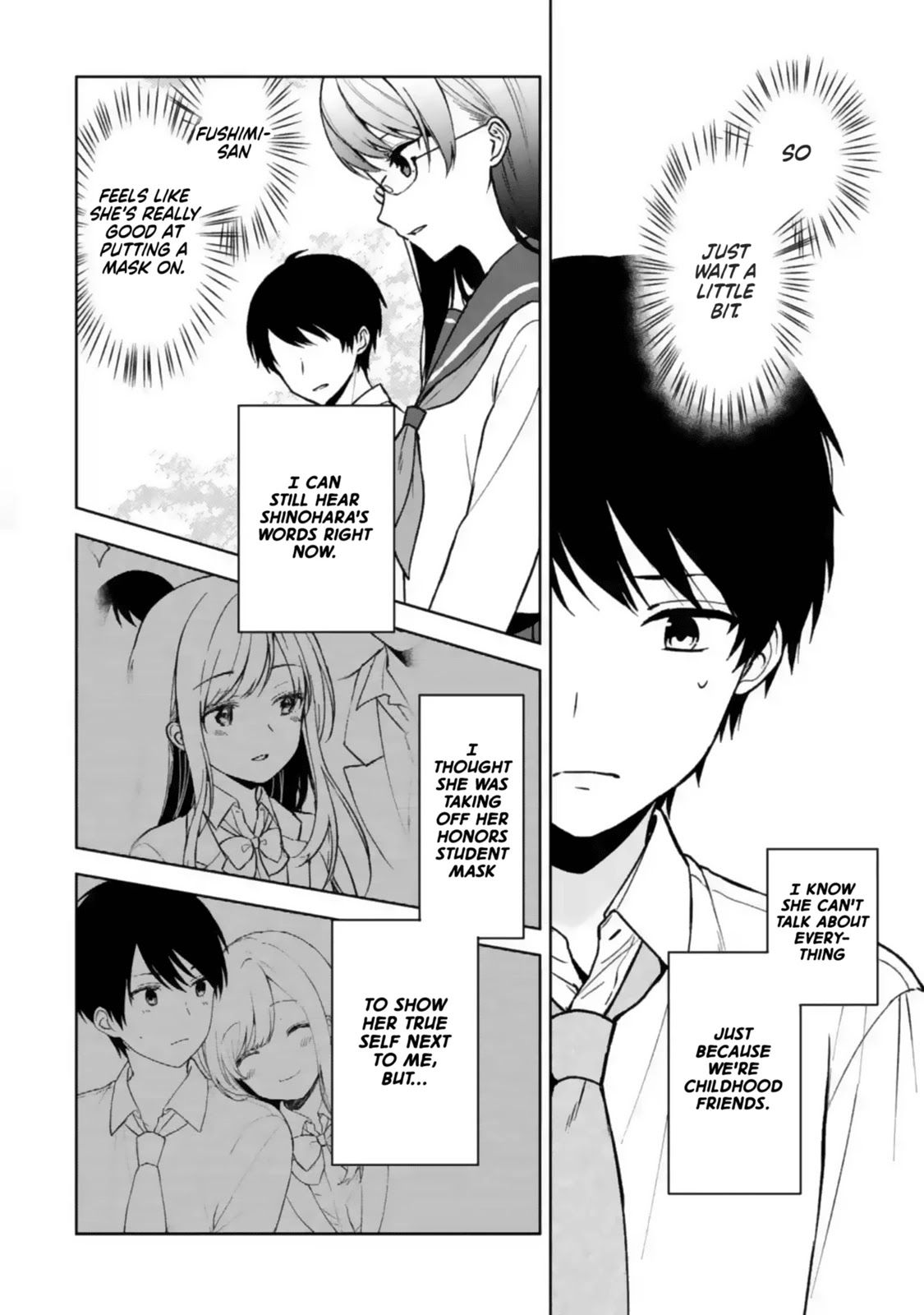 When I Rescued a Beautiful Girl Who Was About to Be Mol*sted, It Was My Childhood Friend Sitting Next to Me Chapter 31 page 4 - Chapter 31: A holiday secret