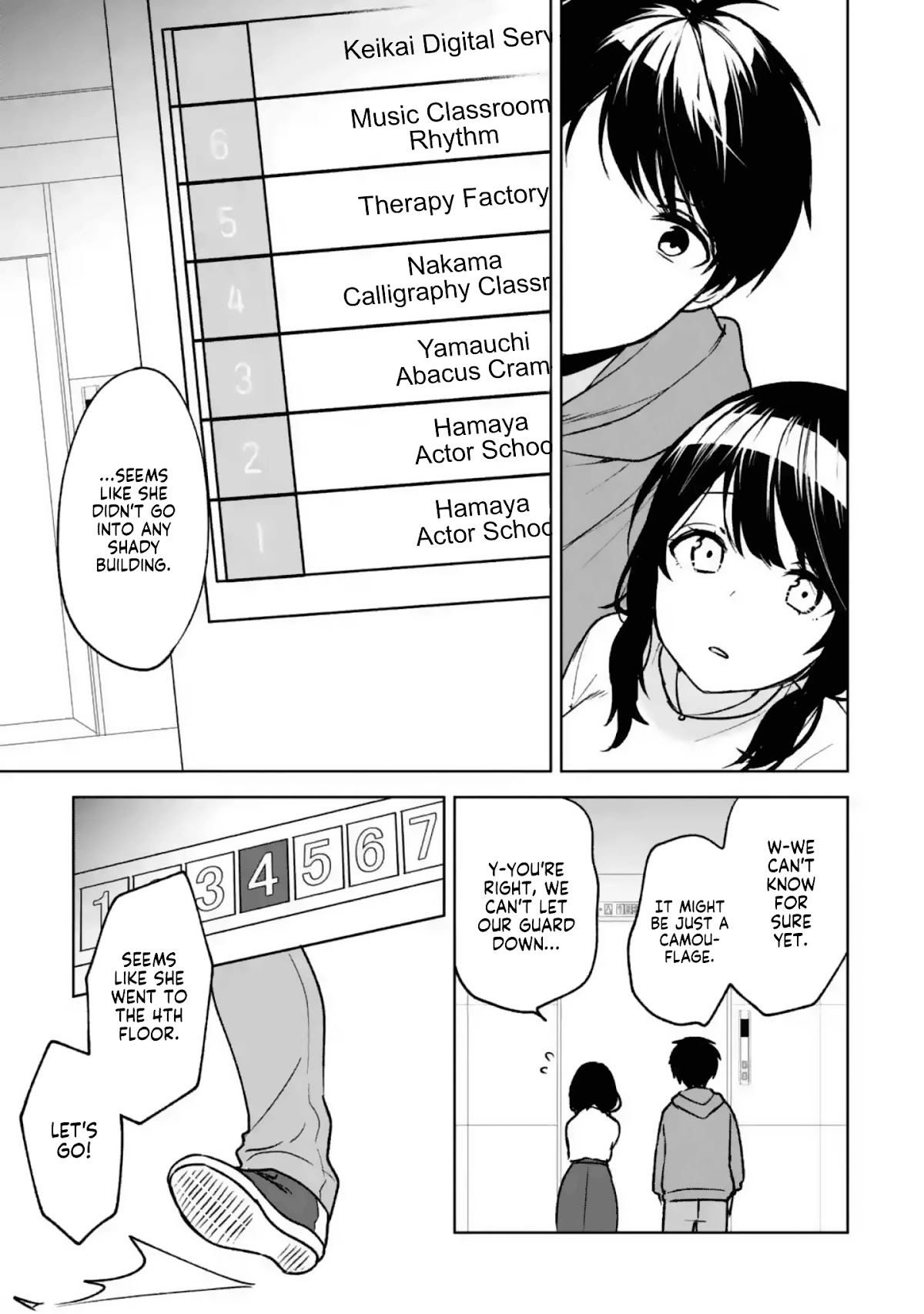 When I Rescued a Beautiful Girl Who Was About to Be Mol*sted, It Was My Childhood Friend Sitting Next to Me Chapter 32 page 11 - Chapter 32: Tailing on a Holiday