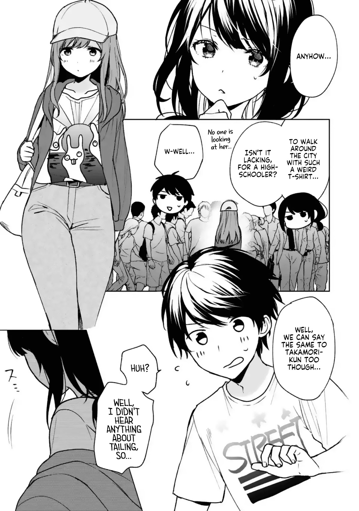 When I Rescued a Beautiful Girl Who Was About to Be Mol*sted, It Was My Childhood Friend Sitting Next to Me Chapter 32 page 5 - Chapter 32: Tailing on a Holiday