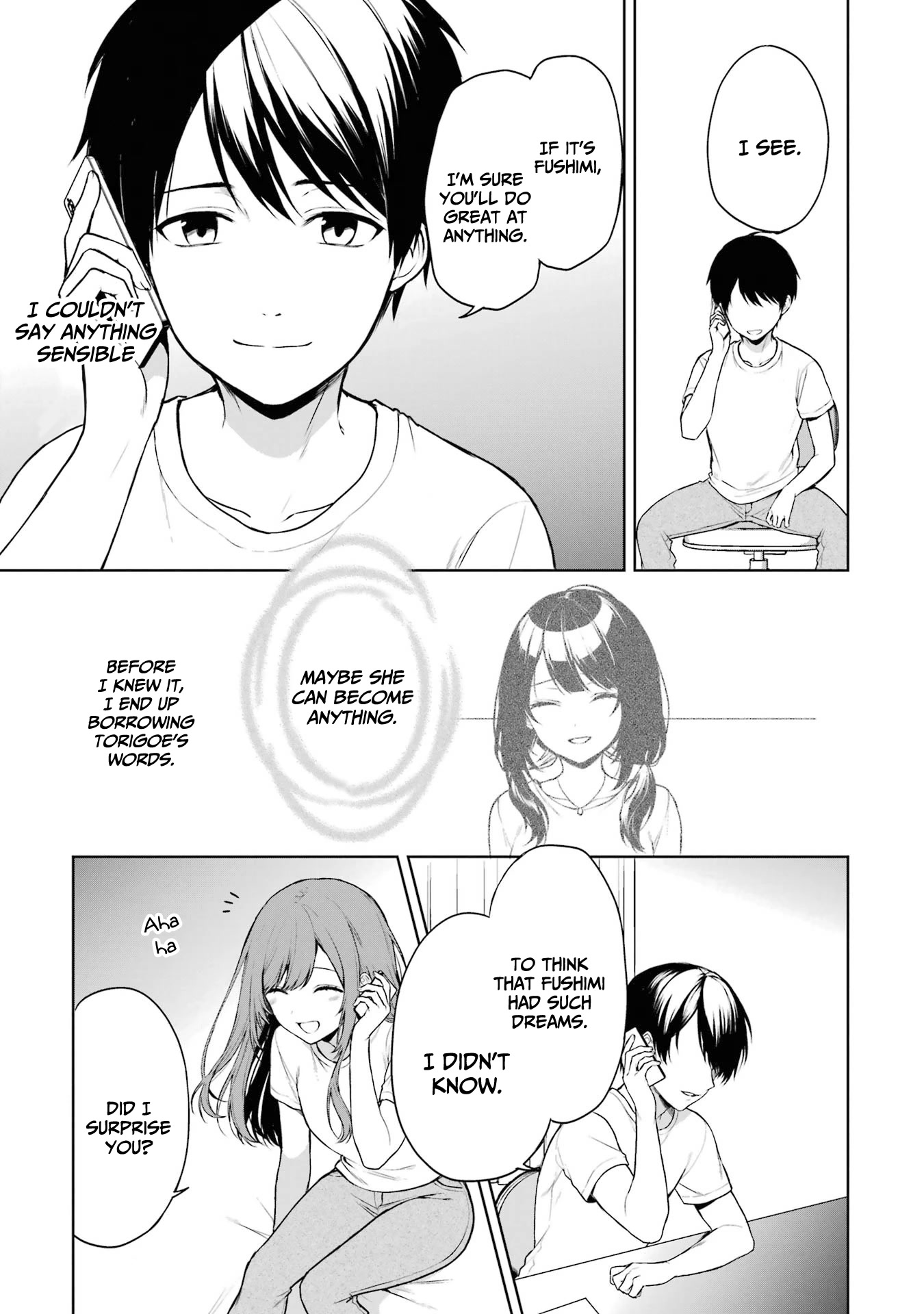 When I Rescued a Beautiful Girl Who Was About to Be Mol*sted, It Was My Childhood Friend Sitting Next to Me Chapter 36 page 4 - Chapter 36: The future