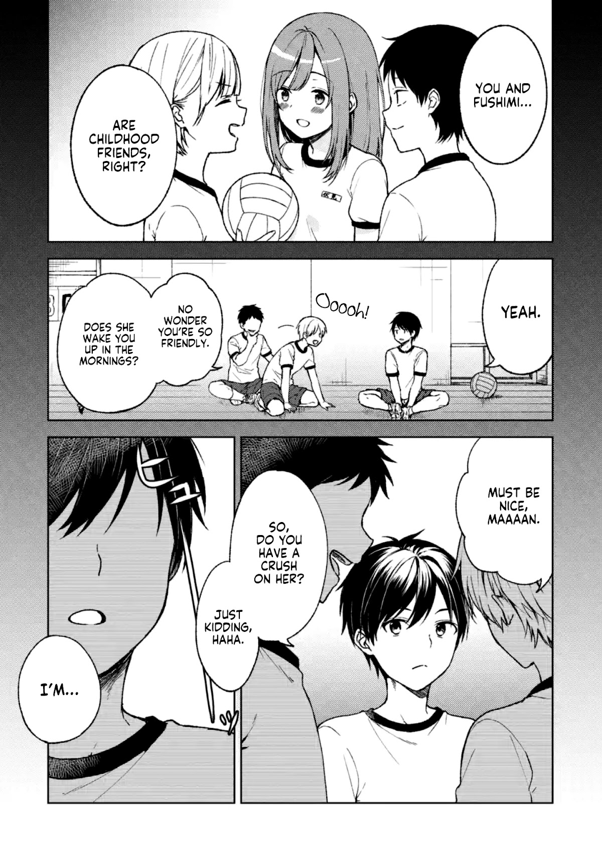 When I Rescued a Beautiful Girl Who Was About to Be Mol*sted, It Was My Childhood Friend Sitting Next to Me Chapter 4 page 1 - Chapter 4: A Chick Like That and The Gyaru