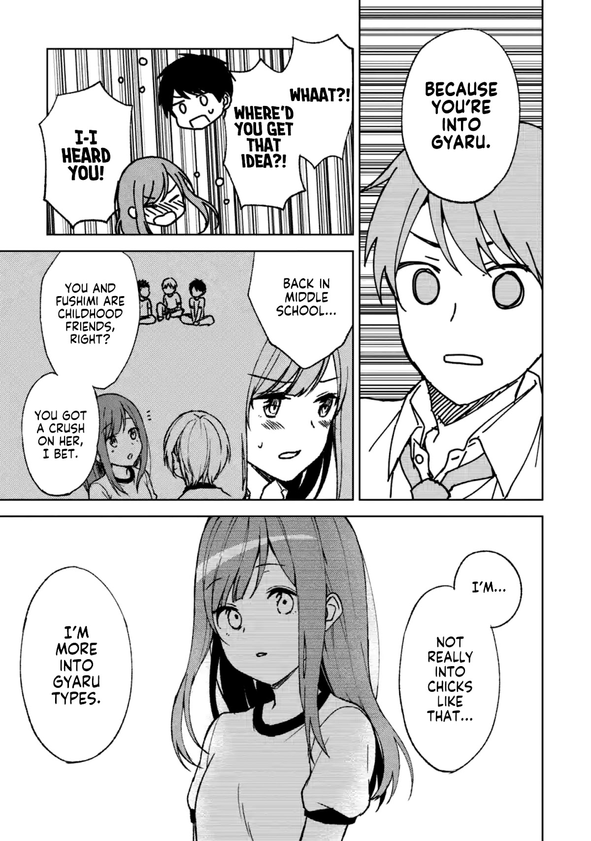 When I Rescued a Beautiful Girl Who Was About to Be Mol*sted, It Was My Childhood Friend Sitting Next to Me Chapter 4 page 11 - Chapter 4: A Chick Like That and The Gyaru
